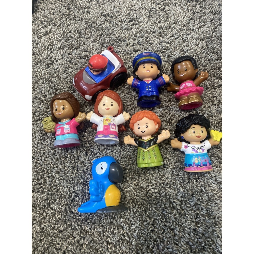 Fisher Price Little People Animals Figure Lot & Automobile Car